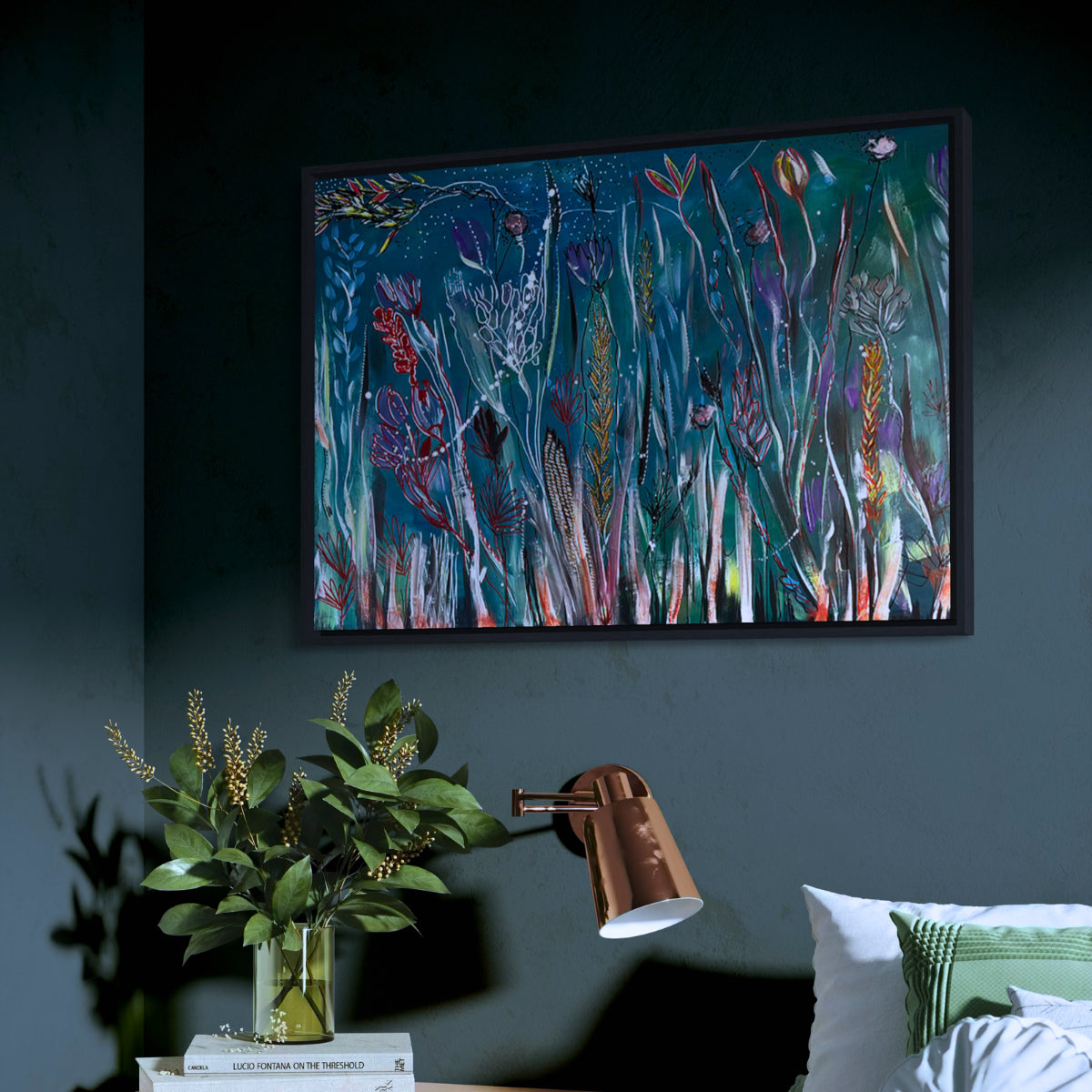 Water Garden Drift Canvas Print