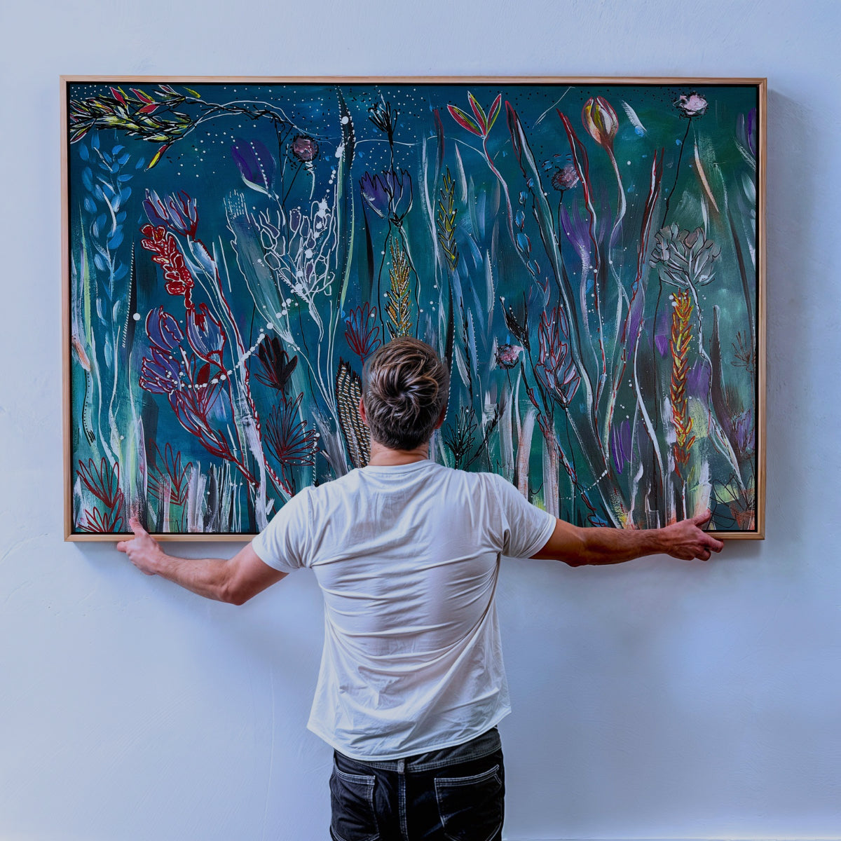 Water Garden Drift Canvas Print