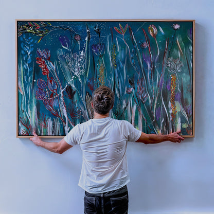 Water Garden Drift Canvas Print