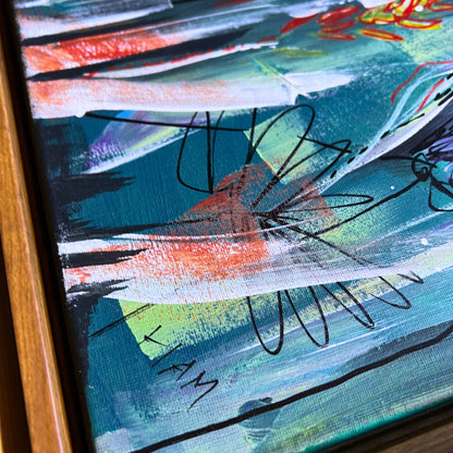 Water Garden Drift Canvas Print