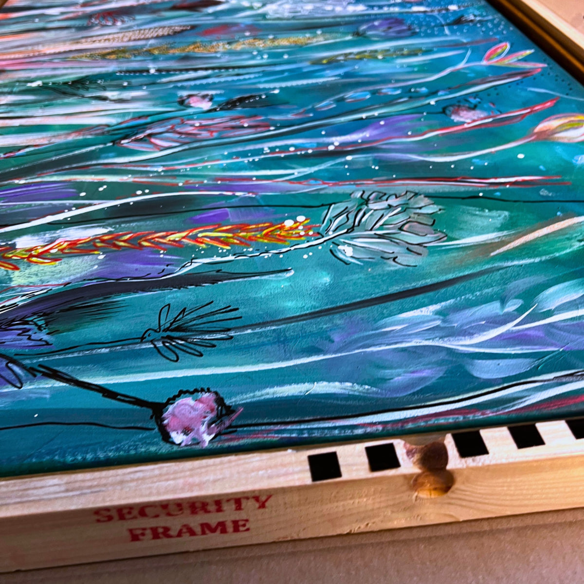 Water Garden Drift Canvas Print