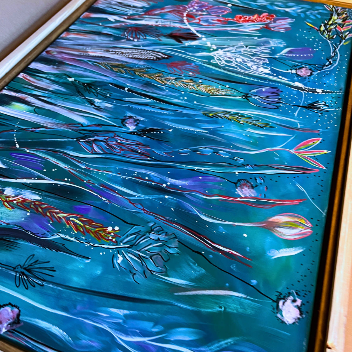 Water Garden Drift Canvas Print