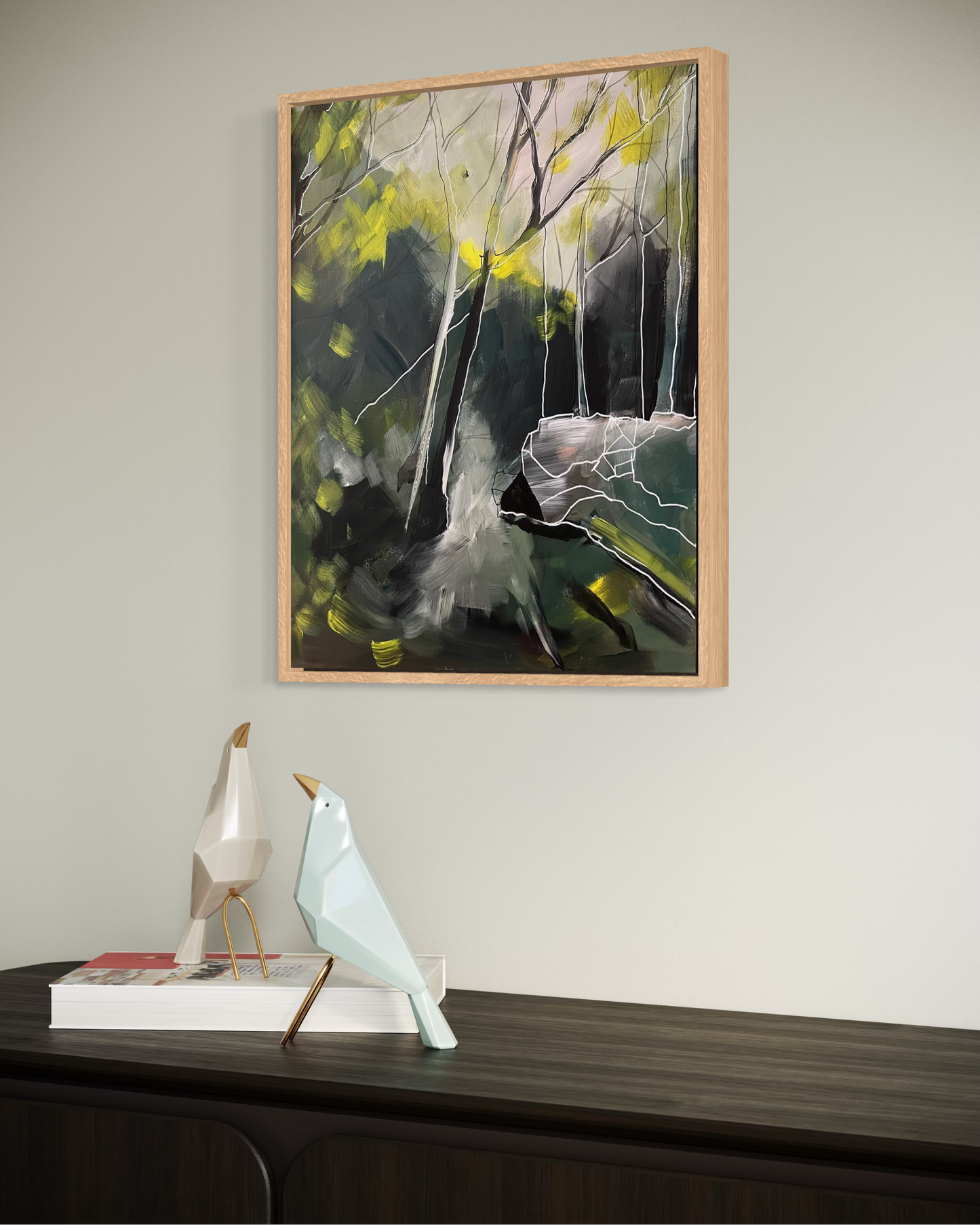 Woods in October Canvas Print