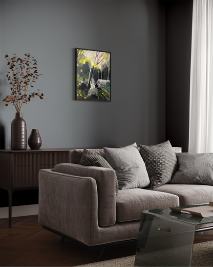 Woods in October Canvas Print