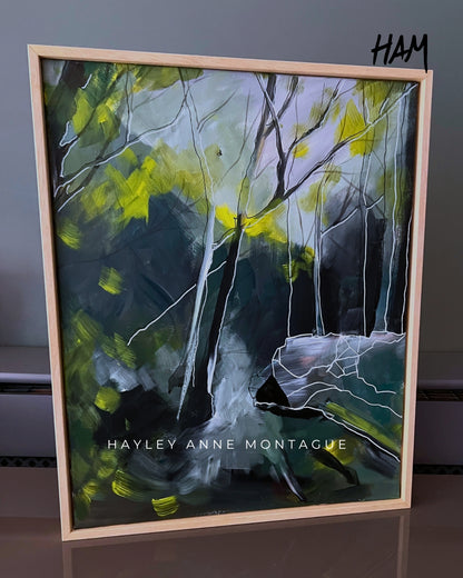 Woods in October Canvas Print