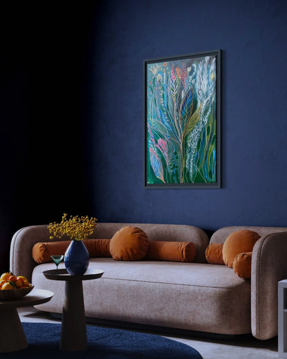 Dark Coral Canvas Print